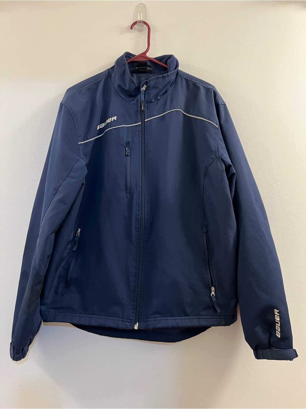 Bauer Navy Blue Performance Softshell Jacket - Picture 12 of 16